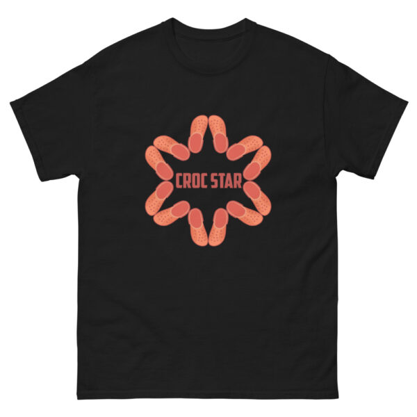 Croc-star - Men's heavyweight short-sleeved tee - Image 3