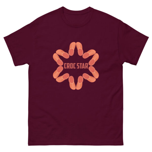 Croc-star - Men's heavyweight short-sleeved tee - Image 2