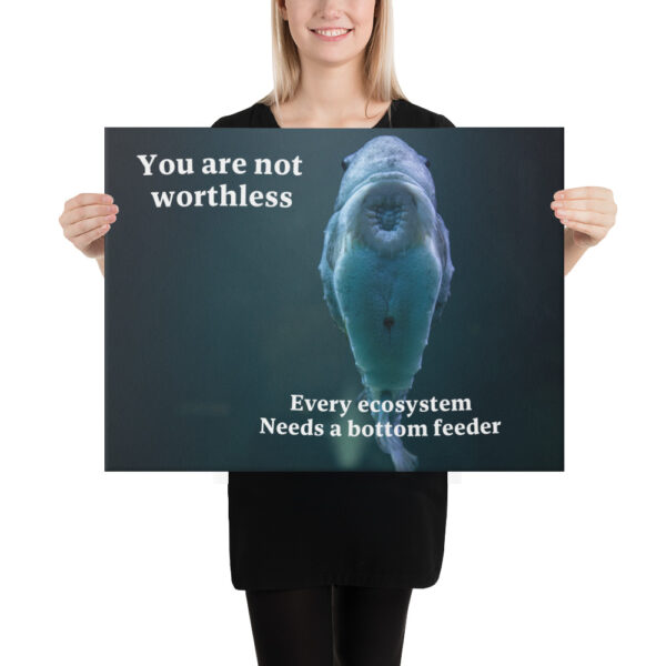 You are not worthless - Canvas Print! - Image 5