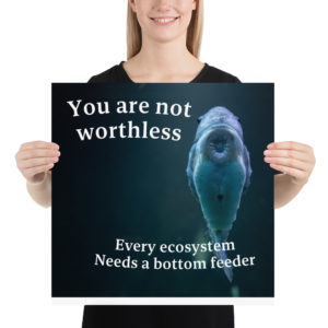 You are not worthless – Photo paper poster
